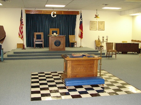 The East and the altar of Burkburnett Lodge No. 1027